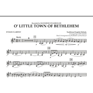 O Little Town Of Bethlehem - Bb Bass Clarinet
