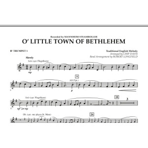O Little Town Of Bethlehem - Bb Trumpet 1