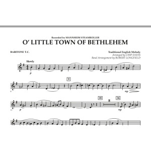 O Little Town Of Bethlehem - Baritone T.C.