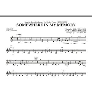 Somewhere In My Memory (from Home Alone) - Violin 3 (Viola Treble Clef)