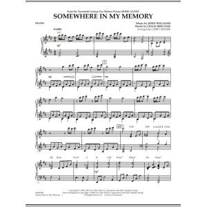 Somewhere In My Memory (from Home Alone) - Piano