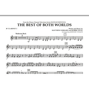 The Best Of Both Worlds (Theme from Hannah Montana) - Bb Clarinet 2