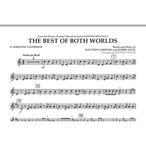 The Best Of Both Worlds (Theme from Hannah Montana) - Eb Baritone Saxophone