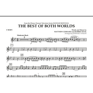 The Best Of Both Worlds (Theme from Hannah Montana) - F Horn