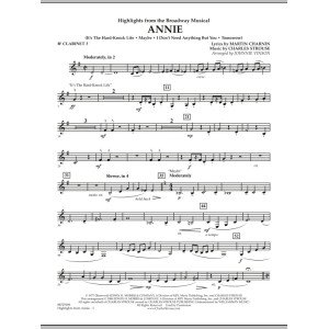 Highlights from Annie - Bb Clarinet 3