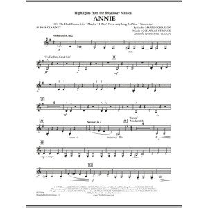 Highlights from Annie - Bb Bassklarinette