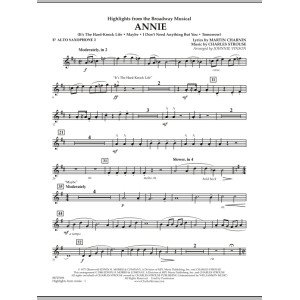 Highlights from Annie - Eb-Altsaxophon 2