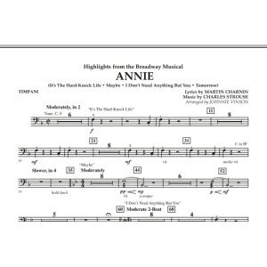 Highlights from Annie - Timpani
