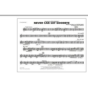 Never Can Say Goodbye - Eb Alto Sax