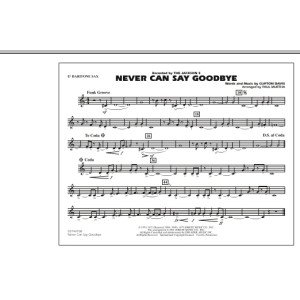 Never Can Say Goodbye - Eb Baritone Sax