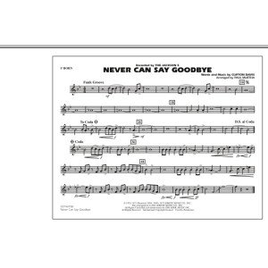 Never Can Say Goodbye - F Horn