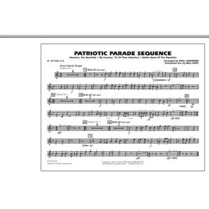 Patriotic Parade Sequence - Bb Tenor Sax