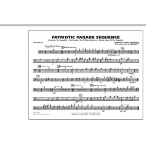 Patriotic Parade Sequence - Trombone