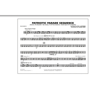 Patriotic Parade Sequence - Bass Drum