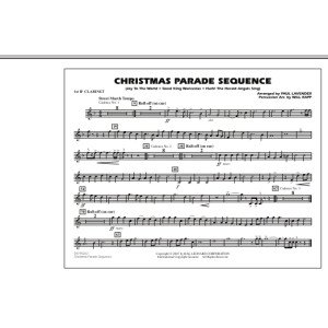 Christmas Parade Sequence - Bb Clarinet 1