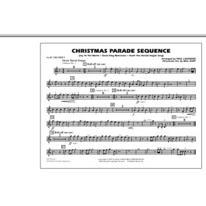 Christmas Parade Sequence - 1st Bb Trompete