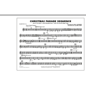 Christmas Parade Sequence - Baritone T.C.