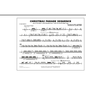 Christmas Parade Sequence - Snare Drum