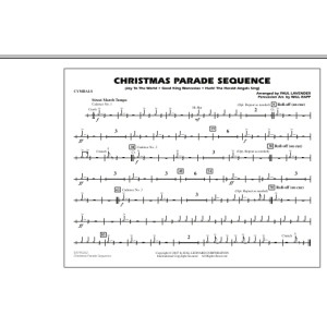 Christmas Parade Sequence - Cymbals