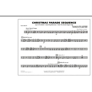 Christmas Parade Sequence - Bass Drum