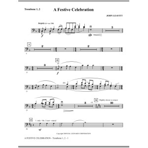 A Festive Celebration - Posaune 1 & 2