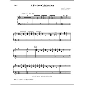 A Festive Celebration - Harp