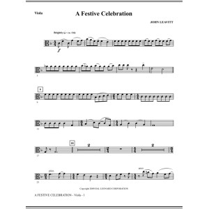 A Festive Celebration - Viola