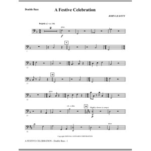 A Festive Celebration - Double Bass