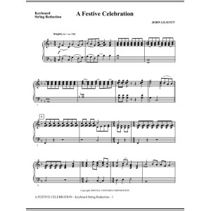 A Festive Celebration - Keyboard String Reduction