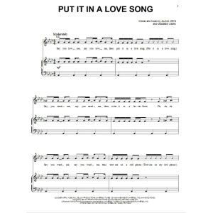 Put It In A Love Song