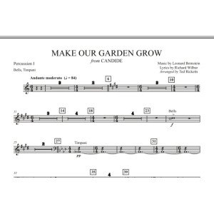 Make Our Garden Grow (aus Candide) - Percussion 1