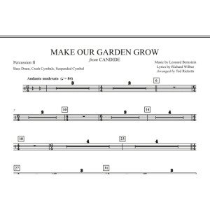 Make Our Garden Grow (from Candide) - Percussion 2