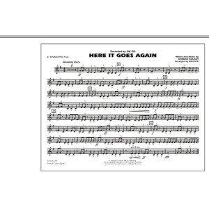 Here It Goes Again - Eb Baritone Sax
