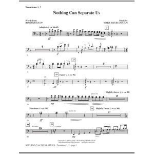 Nothing Can Separate Us - Trombone 1 & 2