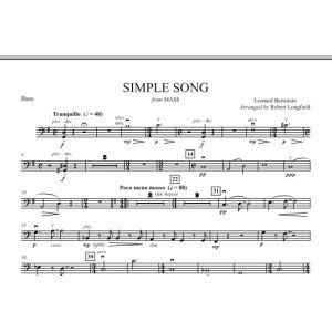 A Simple Song (from Mass) - String Bass