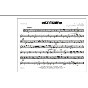 Cold-Hearted (In Drumline Live zu hören) - Bb Tenor Sax