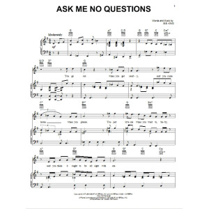Ask Me No Questions
