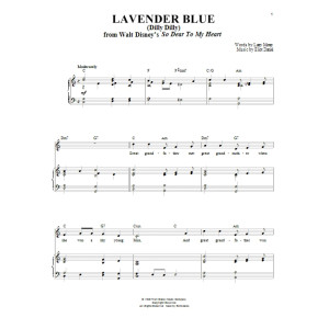Lavender Blue (Dilly Dilly) (from So Dear To My Heart)