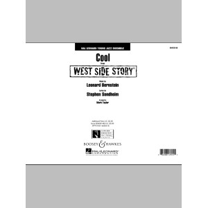 Cool (from West Side Story) - Full Score