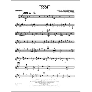Cool (from West Side Story) - Baritone Sax