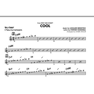 Cool (from West Side Story) - C Solo Sheet