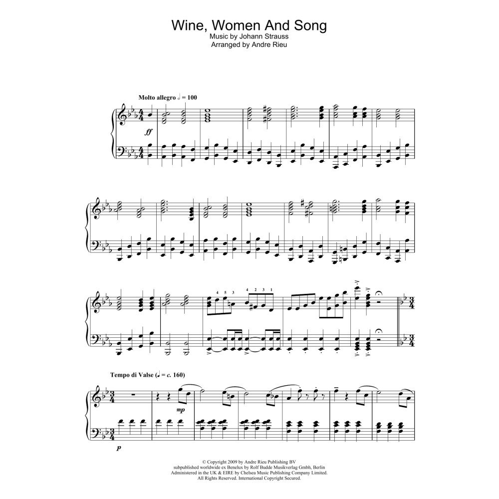 Wine, Women And Song