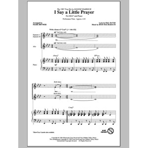 I Say A Little Prayer (arr. Mark Brymer)