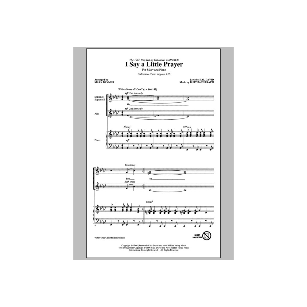 I Say A Little Prayer (arr. Mark Brymer)