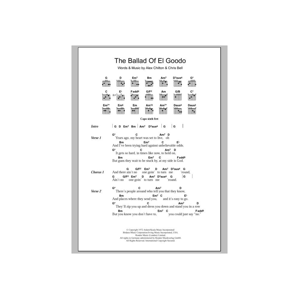 The Ballad Of El Goodo