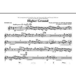 Higher Ground - Bb Tenor Saxophone