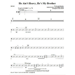 He Ain't Heavy, He's My Brother - Drums