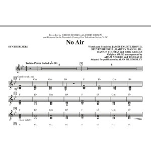 No Air (from Glee) (adapt. Alan Billingsley) - Synthesizer I