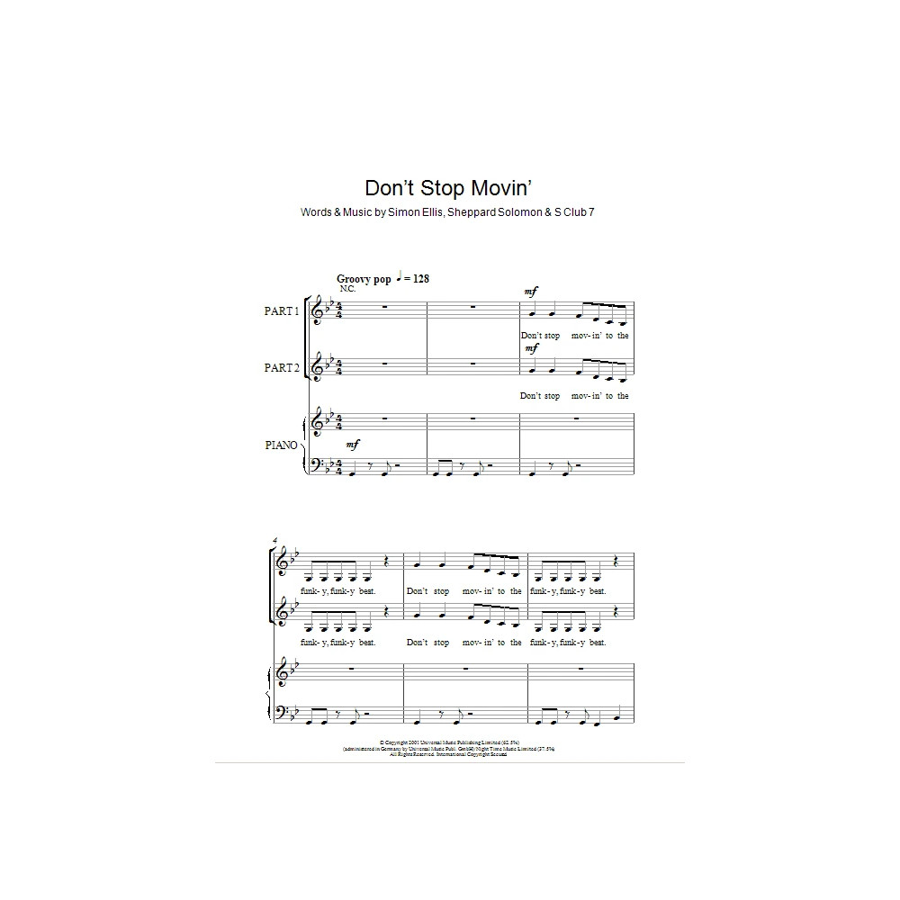 Don't Stop Movin' (arr. Rick Hein)