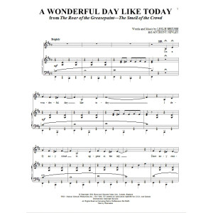 A Wonderful Day Like Today